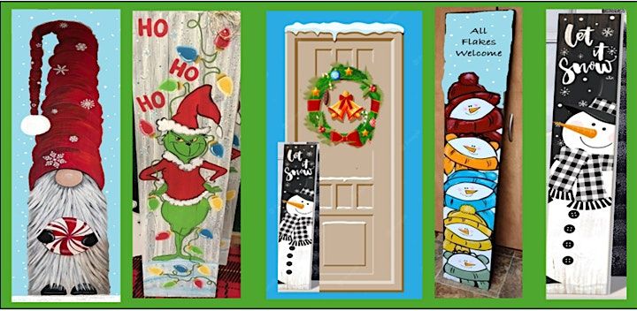 PAINT AND SIP AT AVIATOR BREW HUB     Welcoming Porch Sign