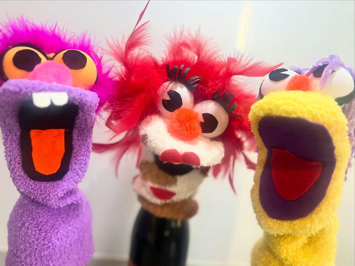 Make Your Own One-of-A-Kind Sock Puppet All Ages Workshop