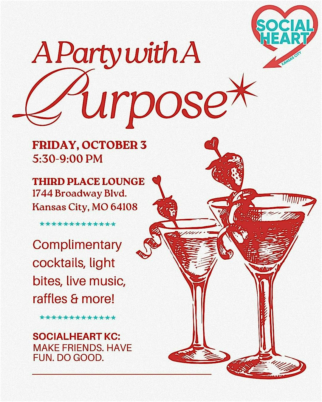 SocialHeart Presents: A Party With A Purpose