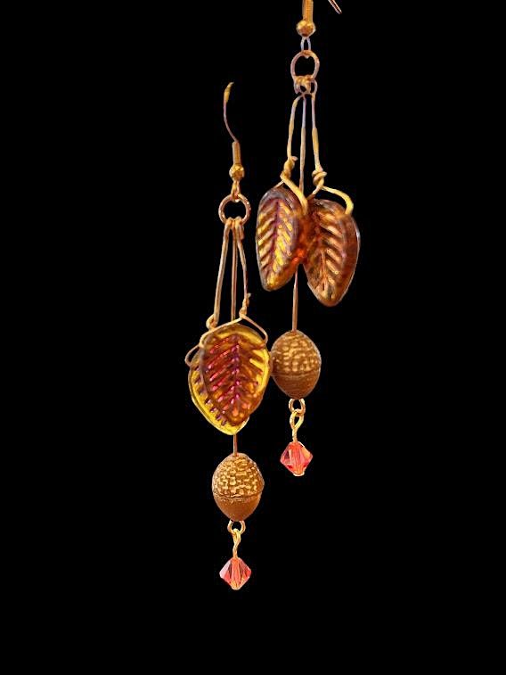 Make Autumn Earrings, Free Class