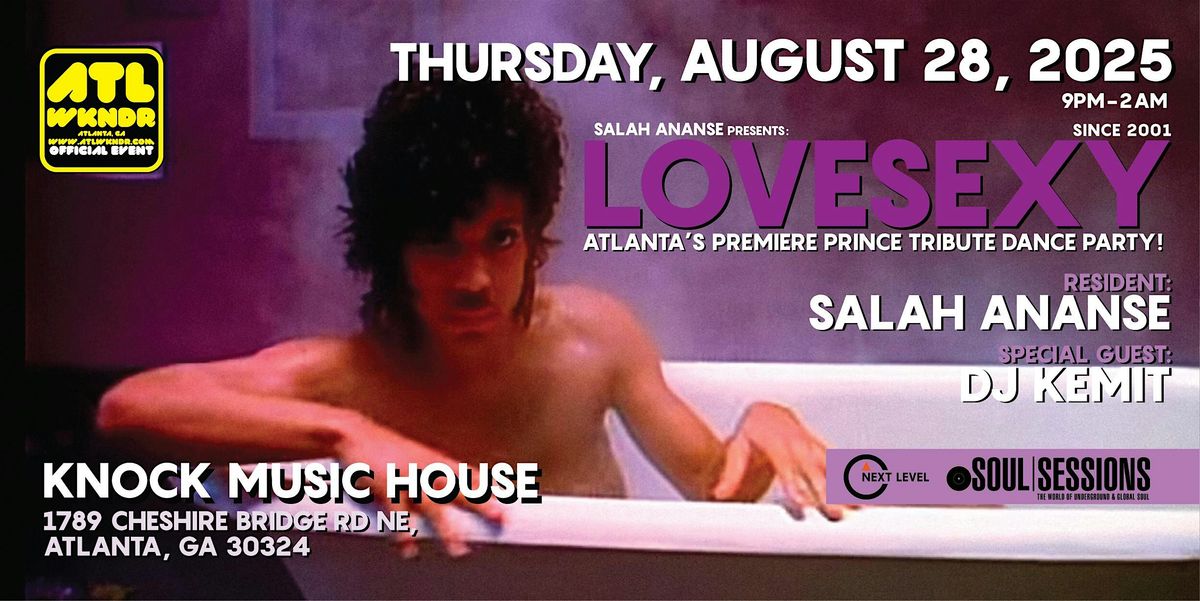 LOVESEXY: Atlanta's Premiere Prince Dance Party