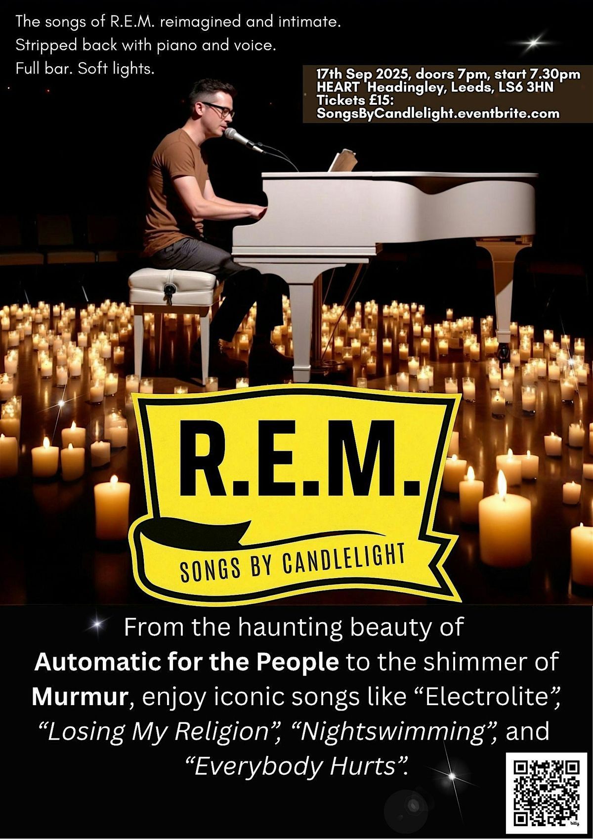 Salford: R.E.M. Songs by Candlelight