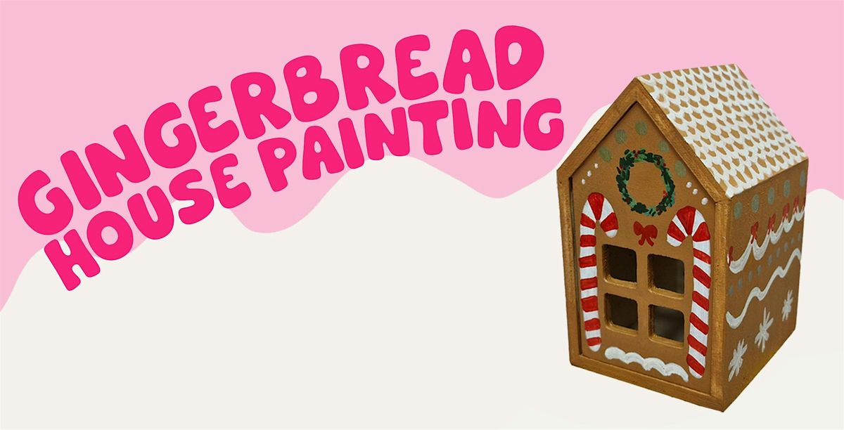 Gingerbread house painting