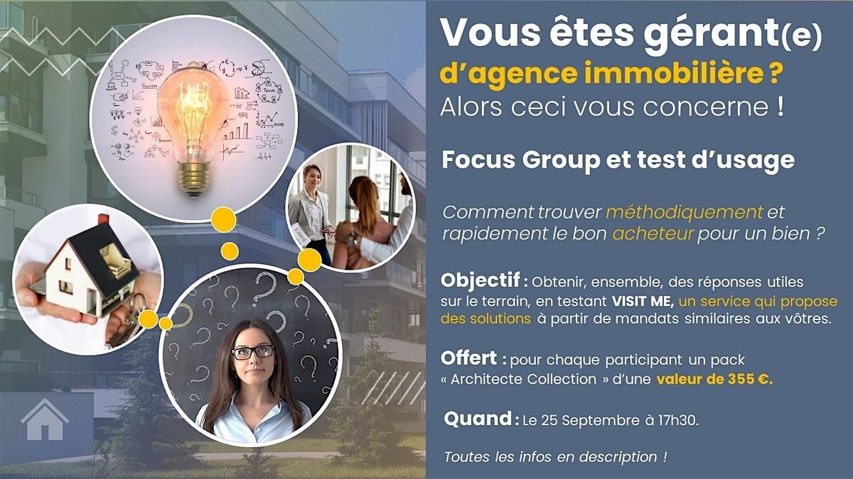 Focus group immobilier