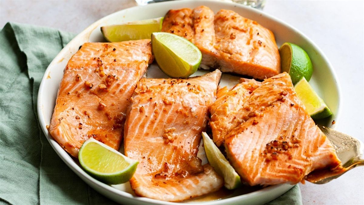 Clase de Cocina Saludable: Salm\u00f3n glaseado con miel, bals\u00e1mico y lima