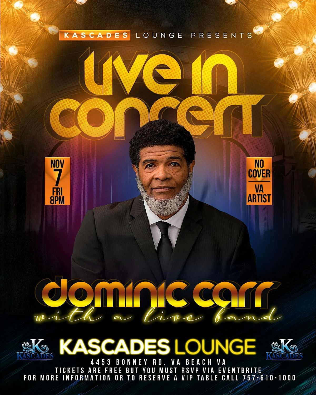Dominic Carr - Live in Concert!
