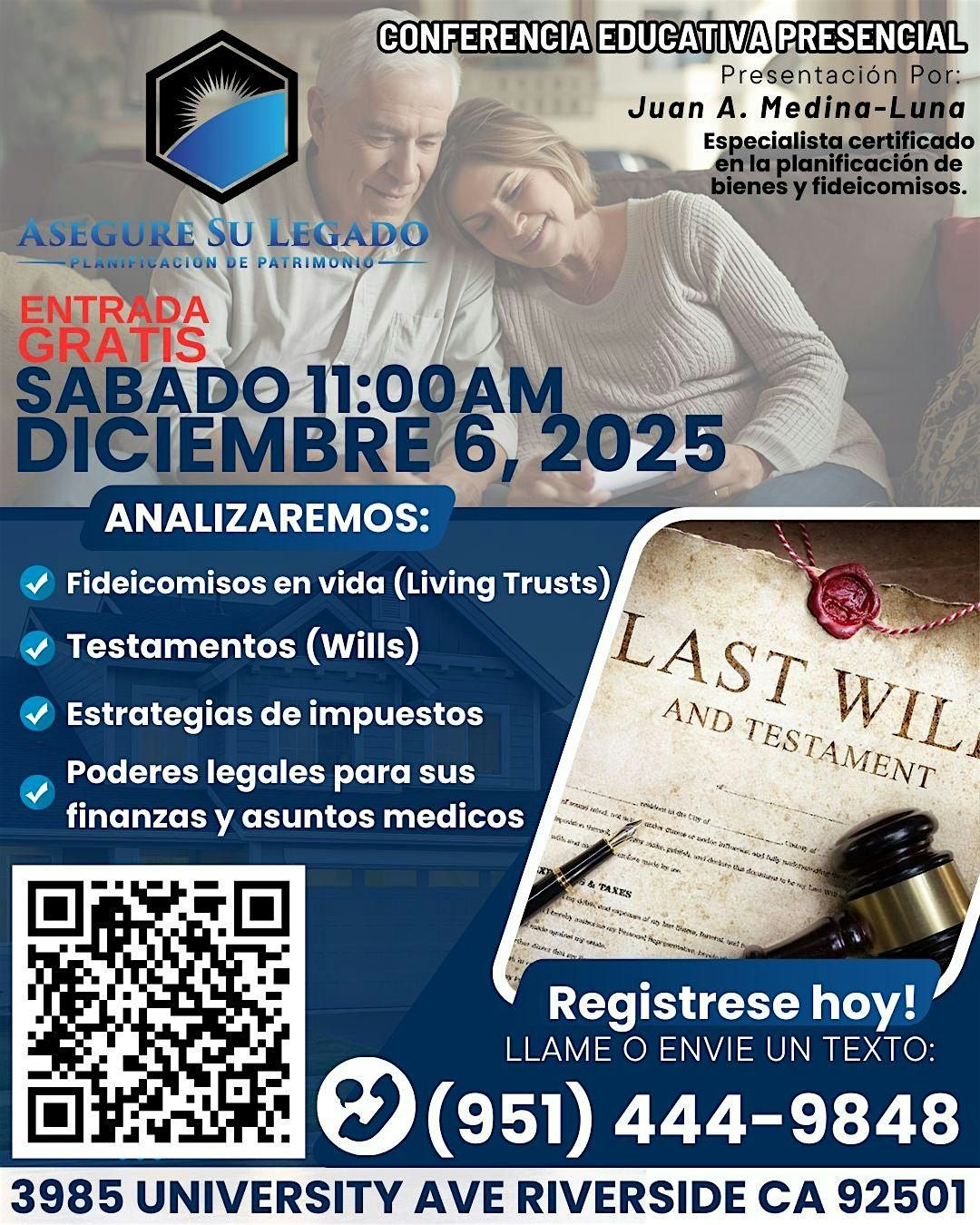 ASEGURE SU LEGADO: FIDEICOMISOS Y TESTAMENTOS PLANIFICACION DE PATRIMONIO