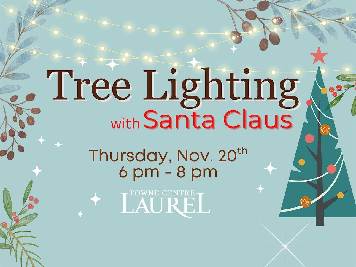 TCL Tree Lighting with Santa Claus!