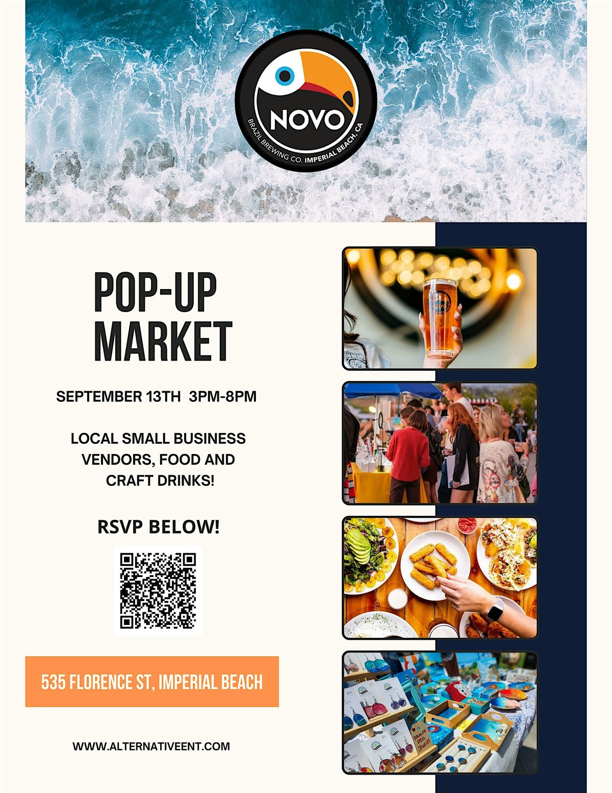 Novo Brazil Brewing Imperial Beach Pop-Up!