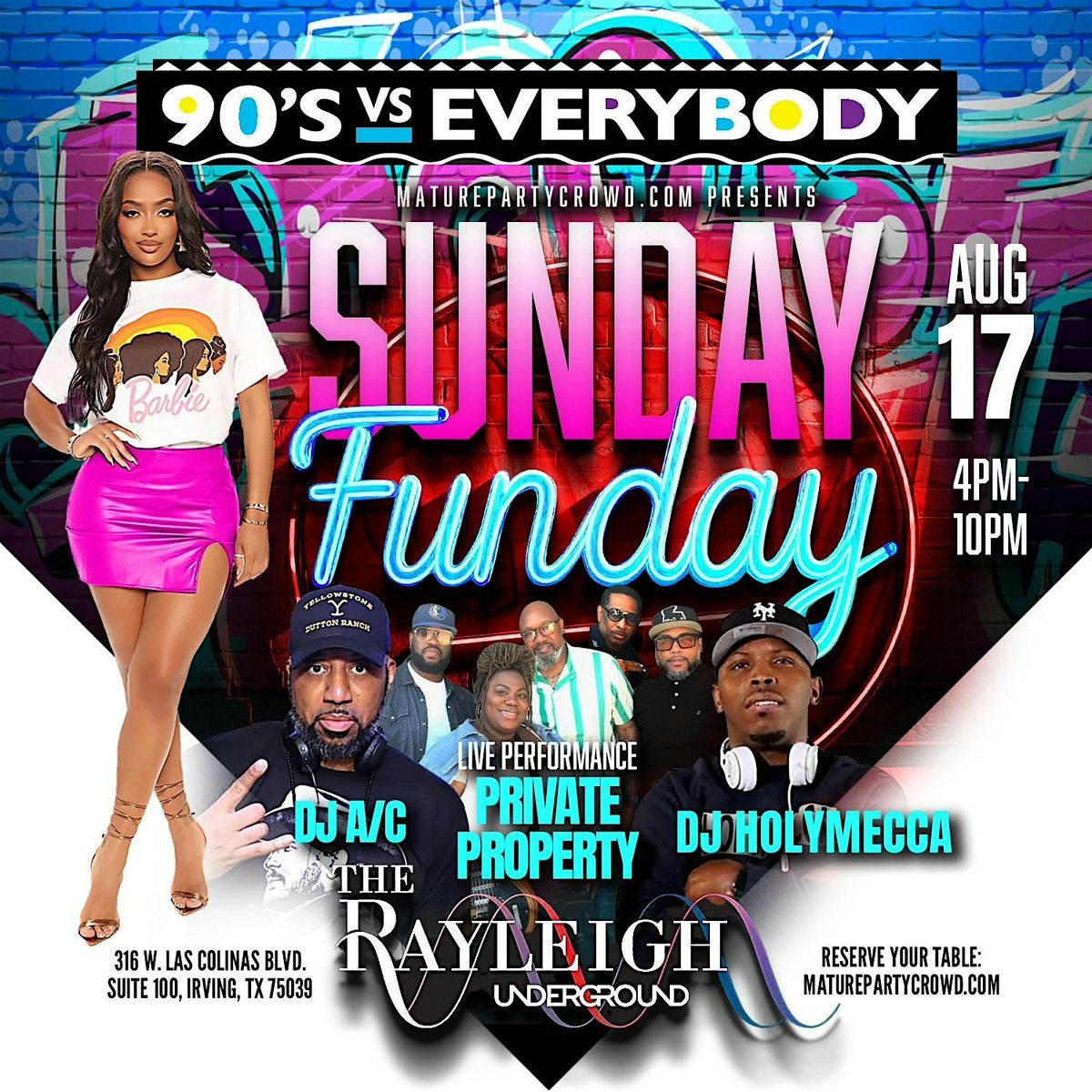 SUNDAY FUNDAY at Rayleigh Underground - 90's vs. EVERYBODY!