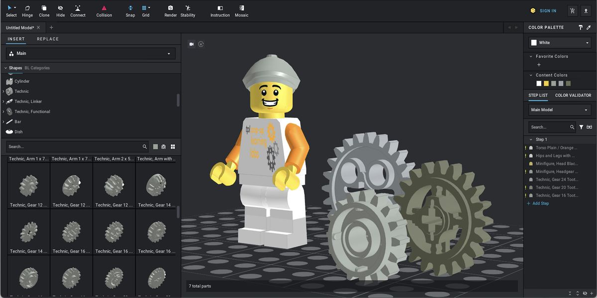 Digital LEGO Building for Kids