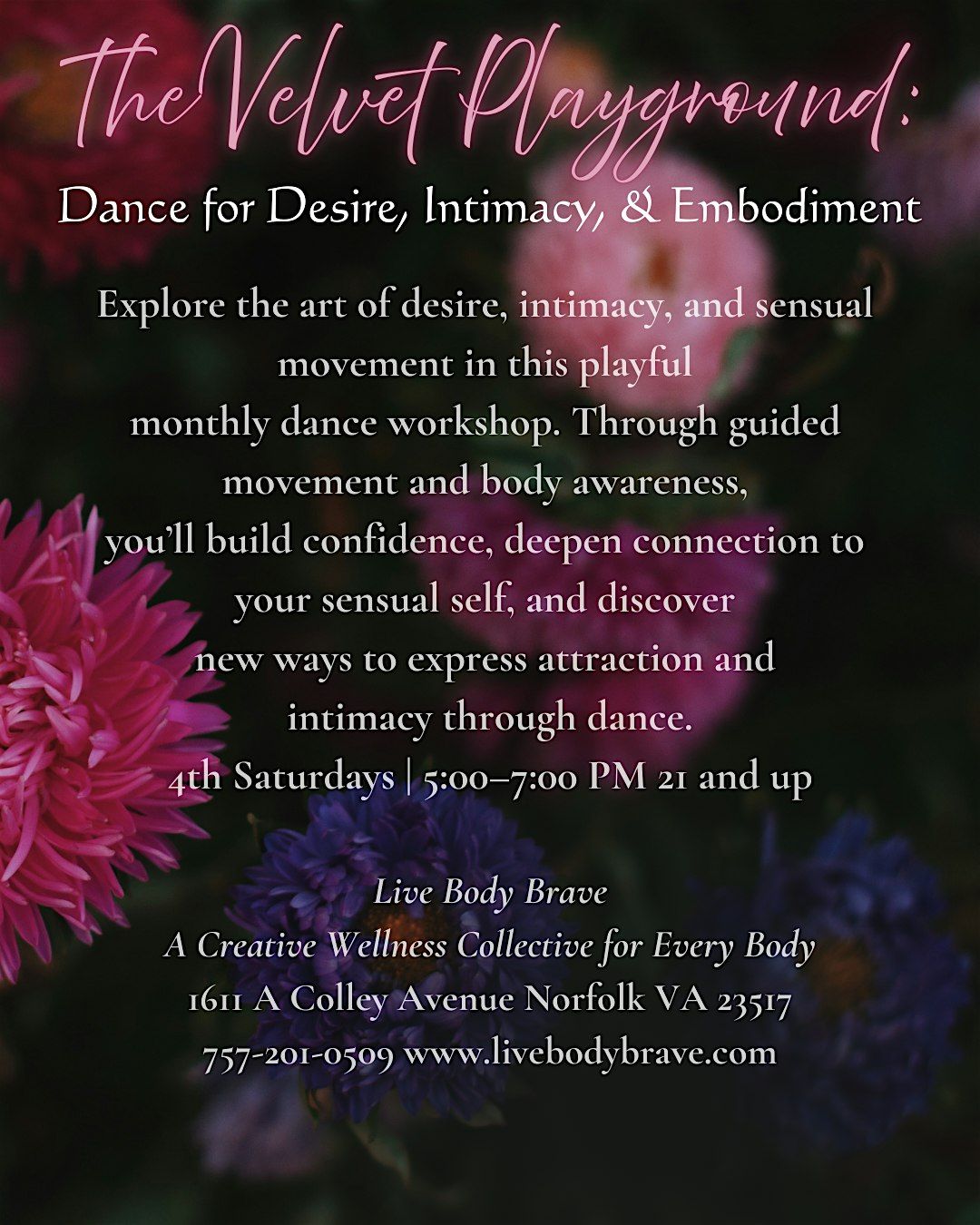 The Velvet Playground: Dance for Desire, Intimacy, & Embodiment