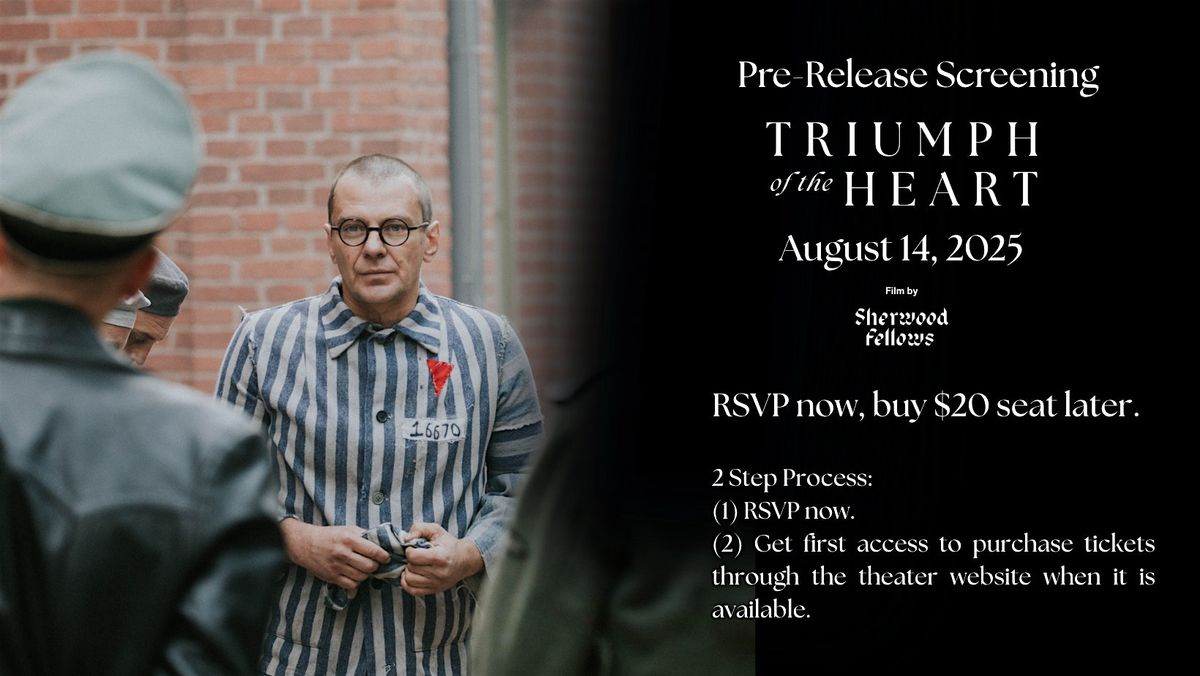 RSVP for Triumph of the Heart-Early Access-Chicopee MA