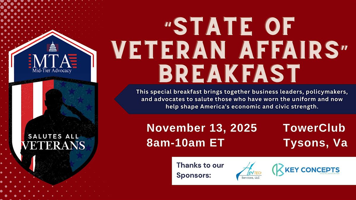 Mid-Tier Advocacy Salutes All Veterans Breakfast
