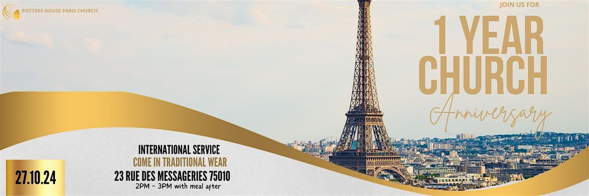 Two year celebration - Join us for an International service
