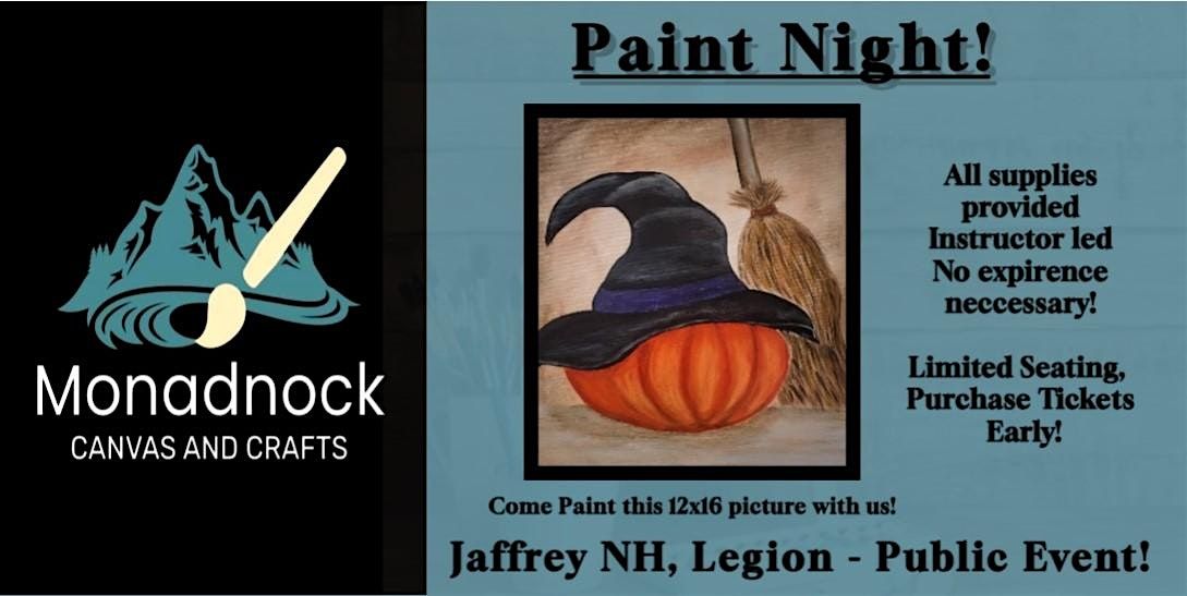 Pumpkin Broom - Jaffrey NH, Legion - Limited Seating 35$PP