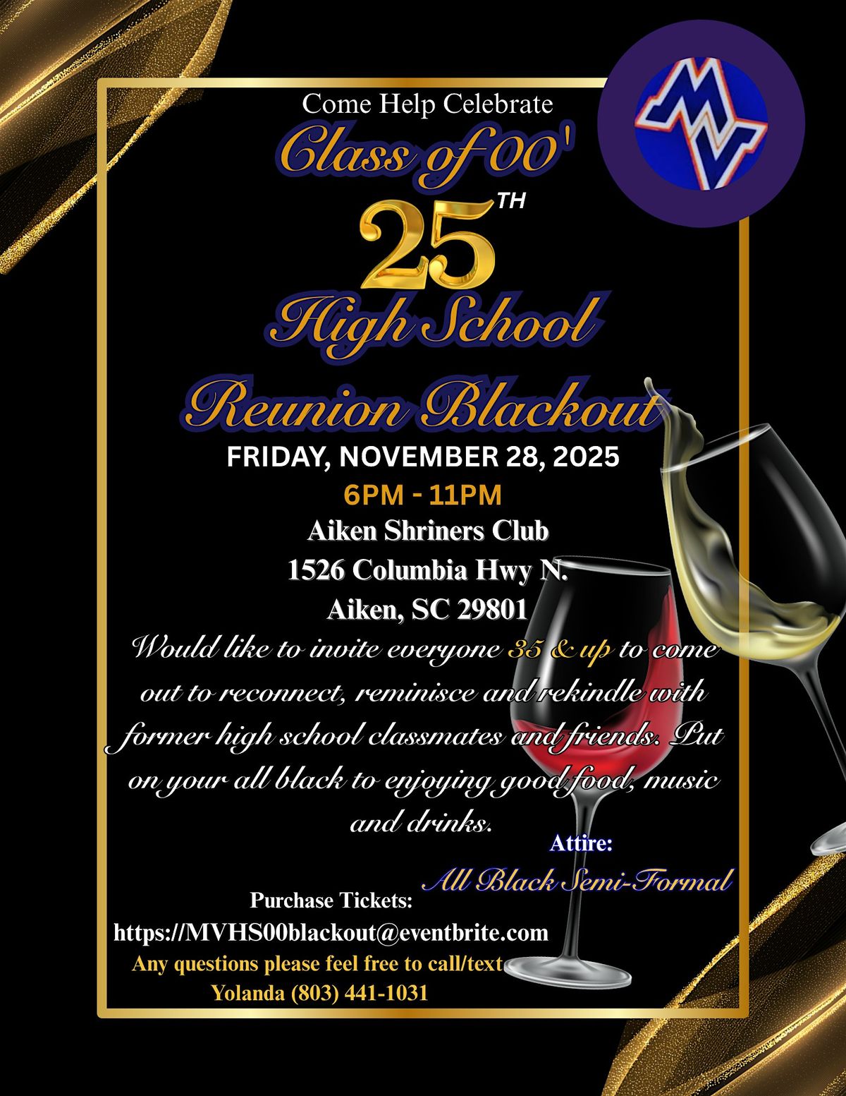 Midland Valley C\/O 2000 25th Reunion Blackout