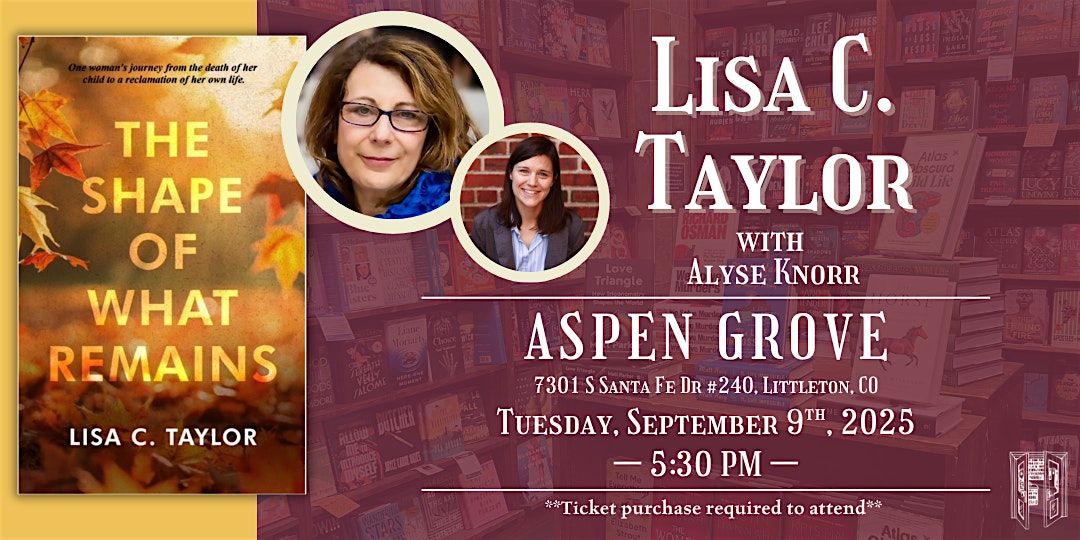 Lisa C. Taylor with Alyse Knorr Live at Tattered Cover Aspen Grove