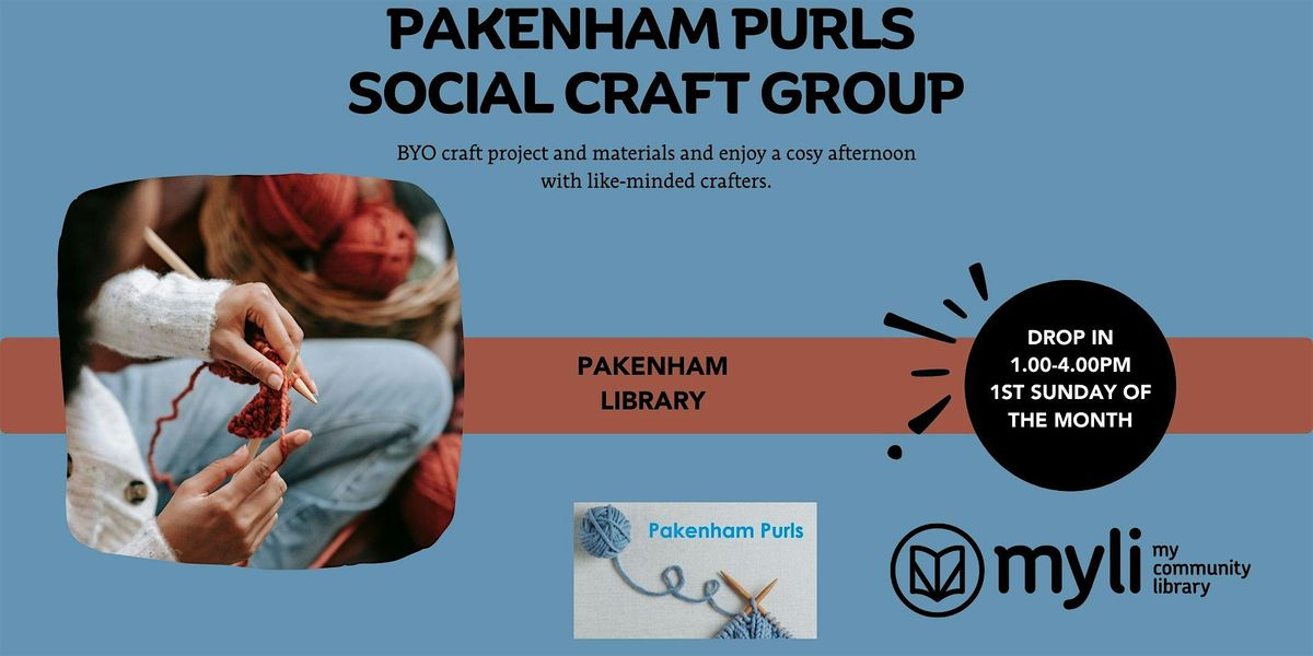 Pakenham Purls Social Craft Group @ Pakenham Library