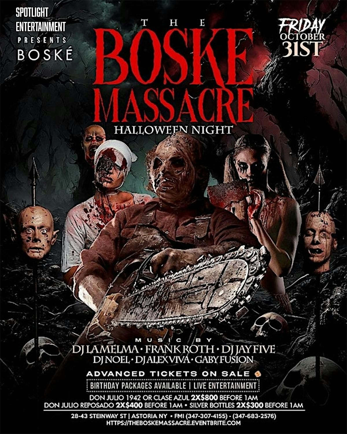 Boske Astoria Halloween Party 2025 \u2013 The Boske Massacre