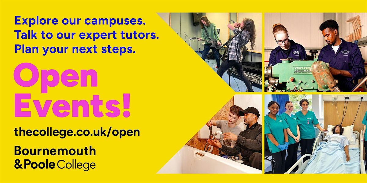 Bournemouth & Poole College Open Event (Fulcrum Campus)