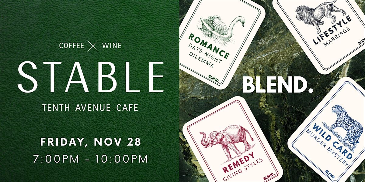 Singles Social Night in Calgary | Ages 22\u201336 | Stable Caf\u00e9