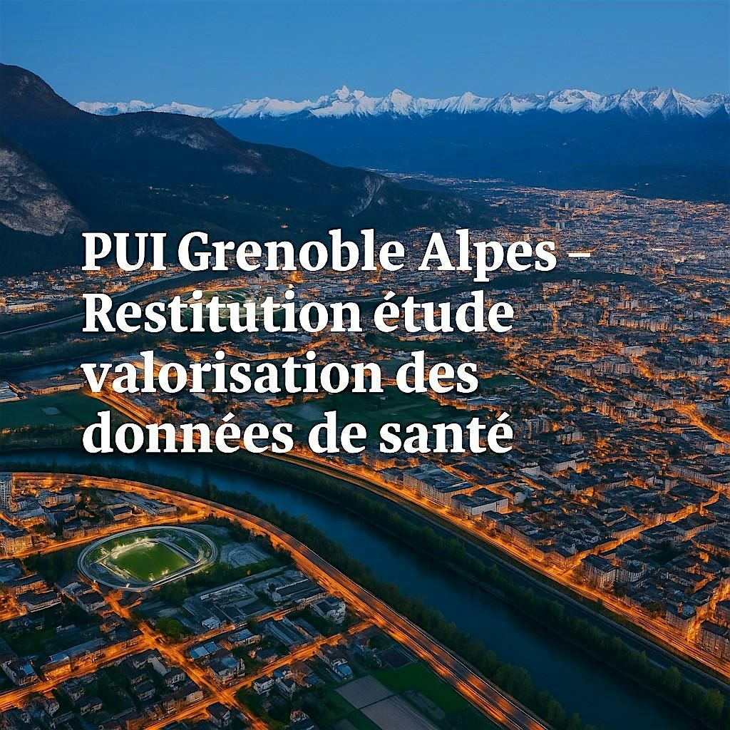 Pl\u00e9ni\u00e8re de restitution: Etude valorisation des donn\u00e9es de sant\u00e9