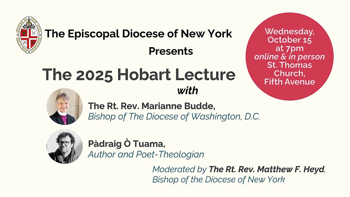 2025 Hobart Lecture
