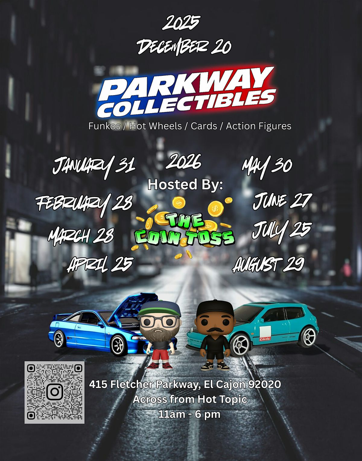 Parkway Collectibles hosted by The Coin Toss