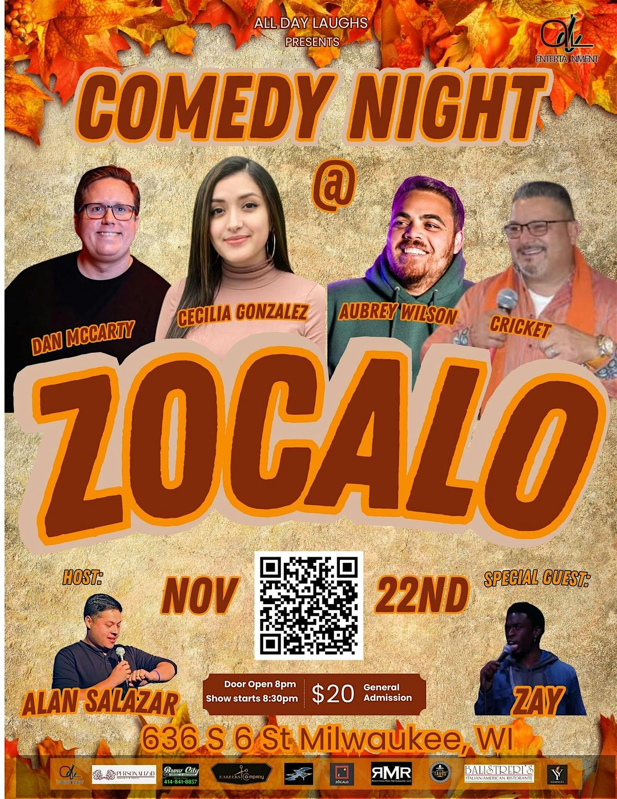 Comedy Night @ Zocalo