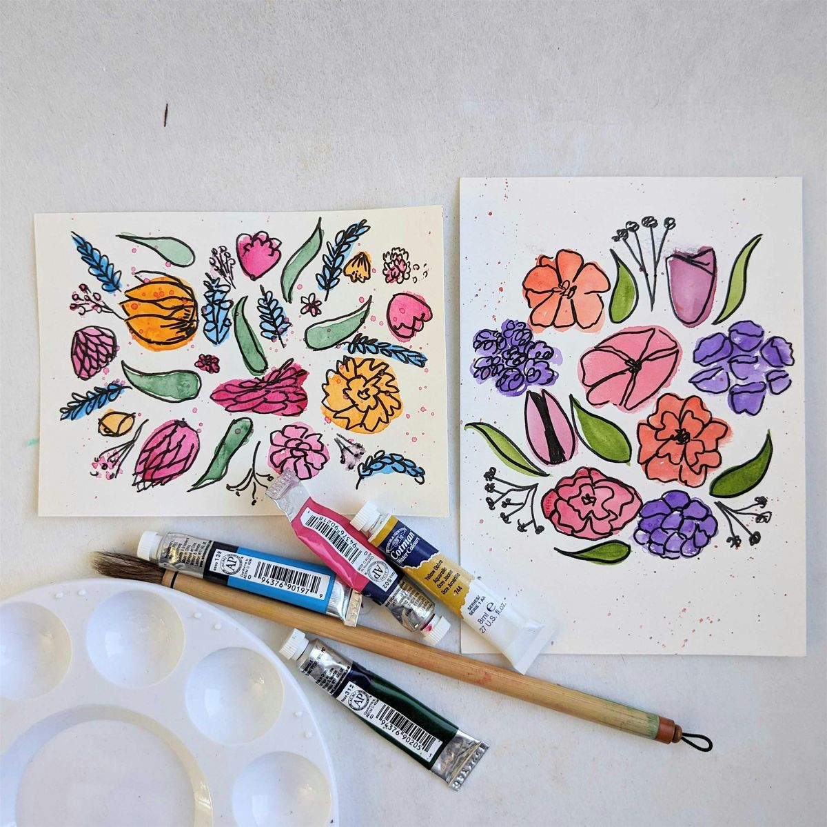 Watercolor Stationary
