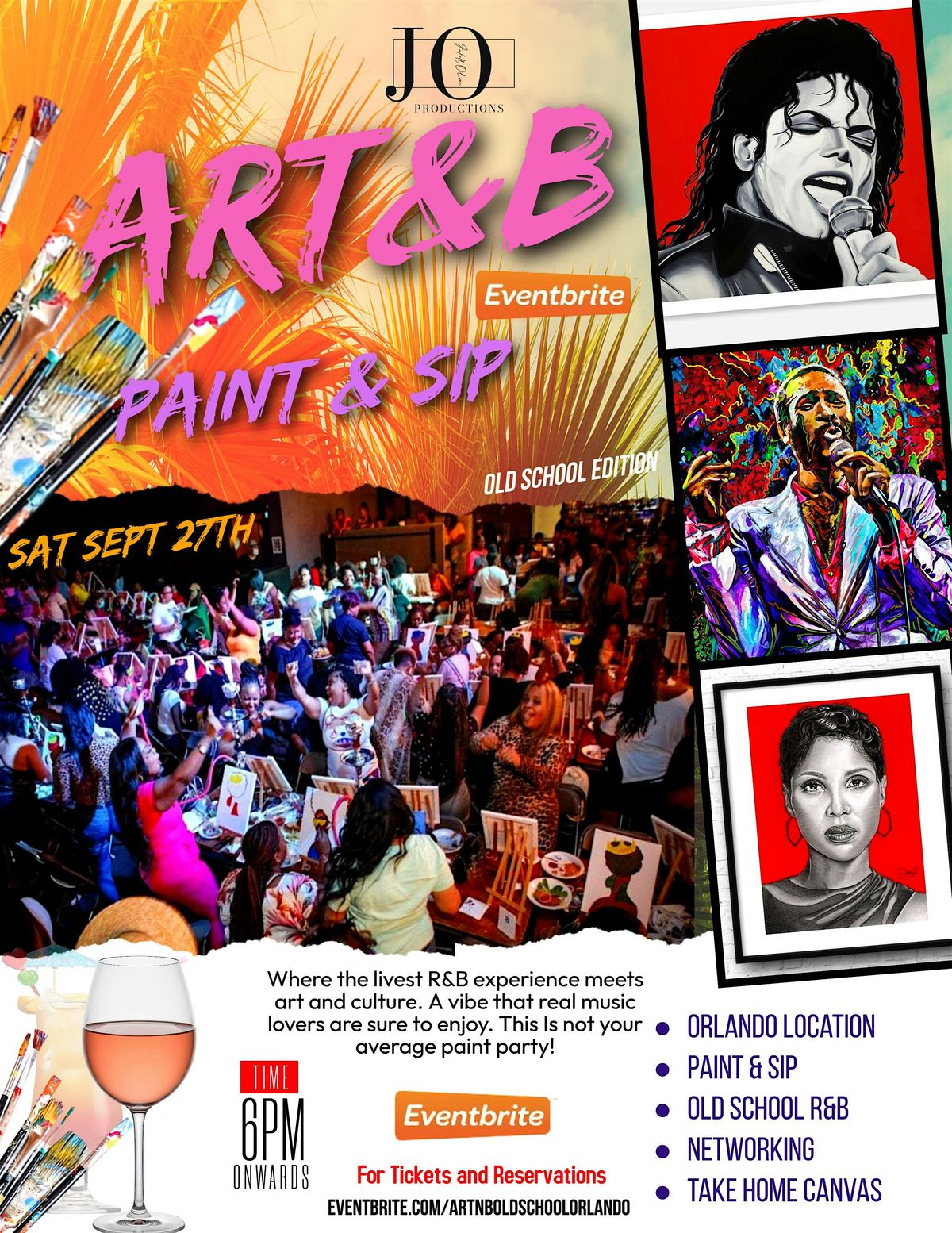 ART&B PAINT & SIP OLD SCHOOL ORLANDO