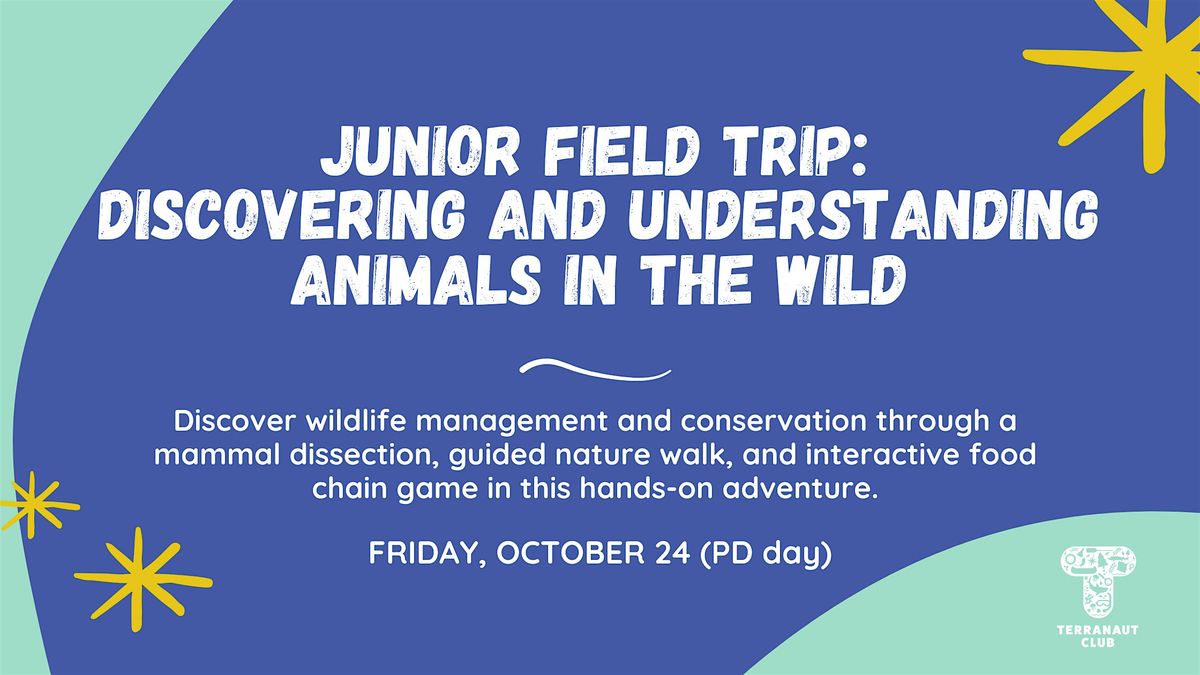 Junior Field Trip: Discovering and Understanding Animals in the Wild