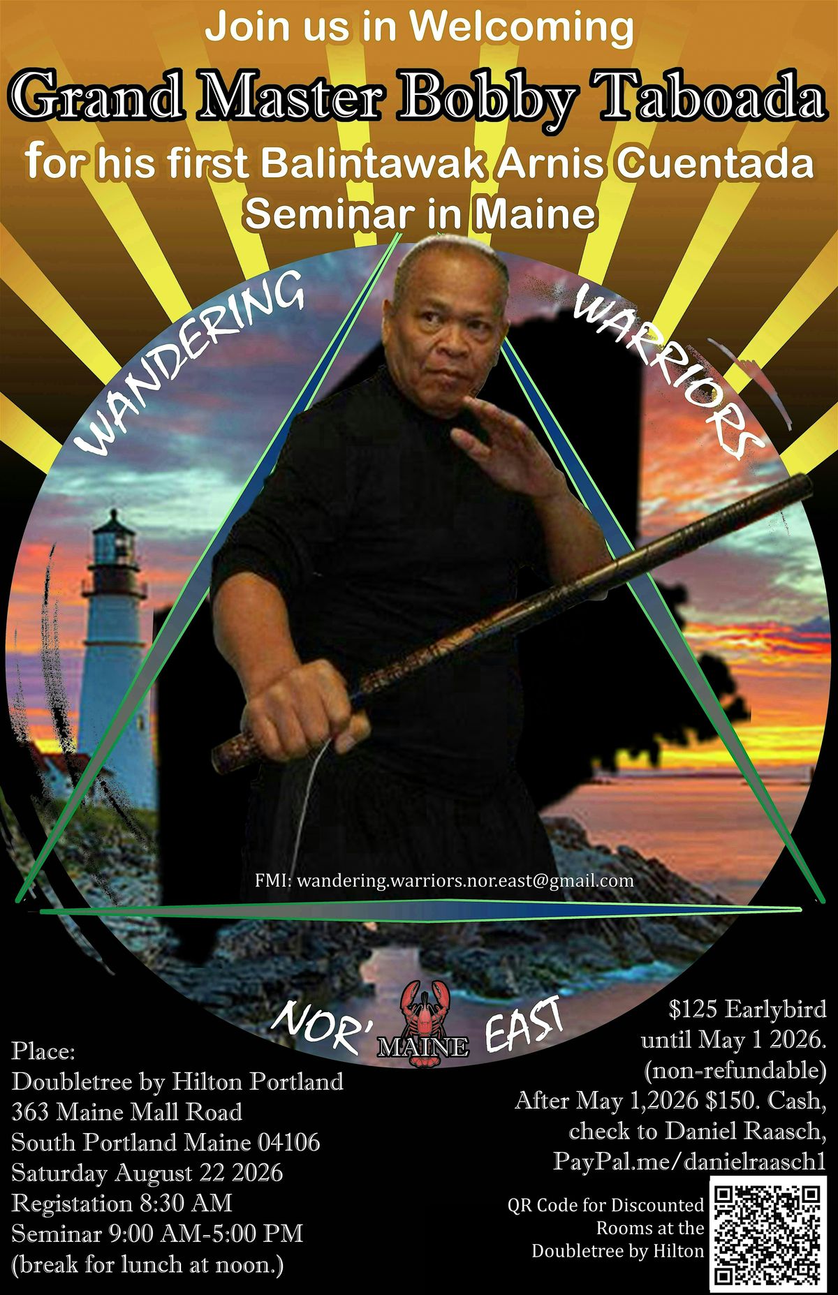 Balintawak Arnis Cuentada Seminar with Grandmaster Bobby Taboada