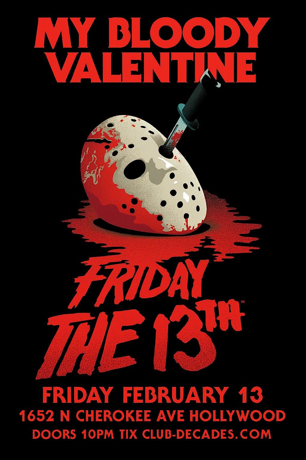 My Bloody Valentine Friday the 13th 2\/13 @ Club Decades