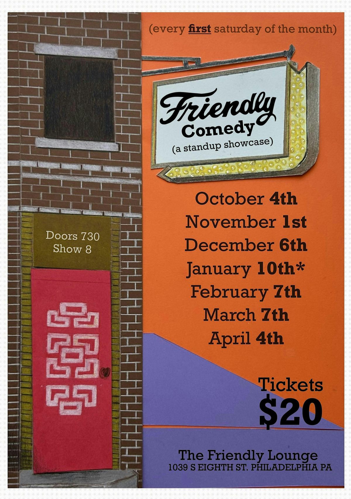 The Friendly Show: A Standup Comedy Showcase!