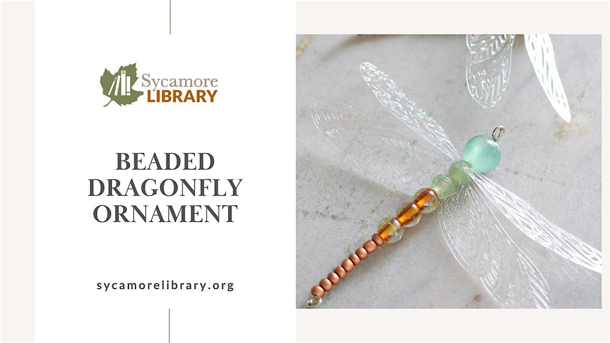 Crafty Crew: Beaded Dragonfly Ornament