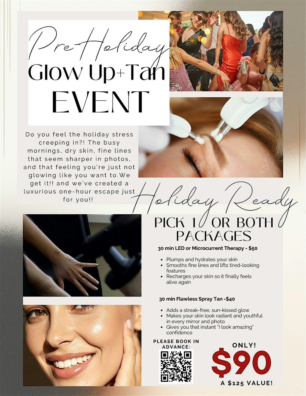 Glow up + Tan Pop-Up Event with Dermalessence and Sunless Radiance
