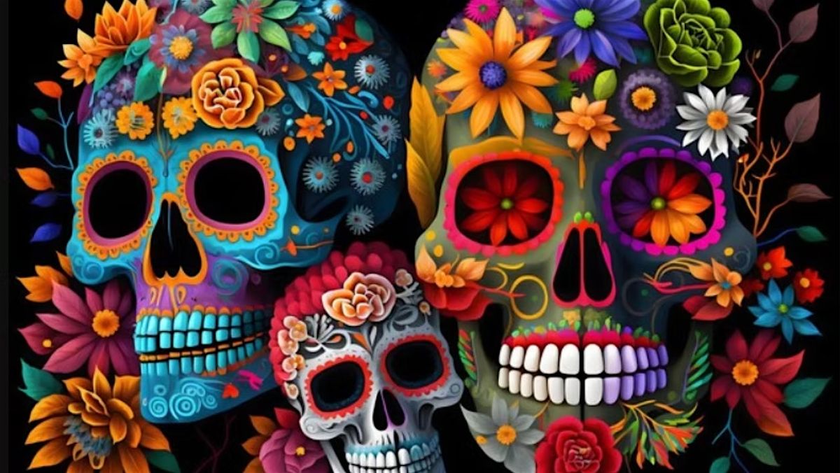Decorando Calaveras Macetas - Homenaje Dia de los Muertos
