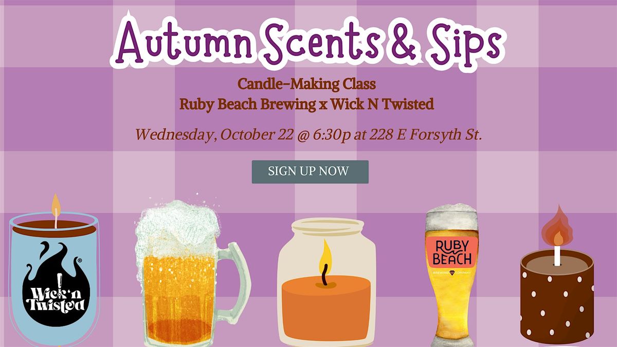 Autumn Candle-Making Class with Wick N Twisted