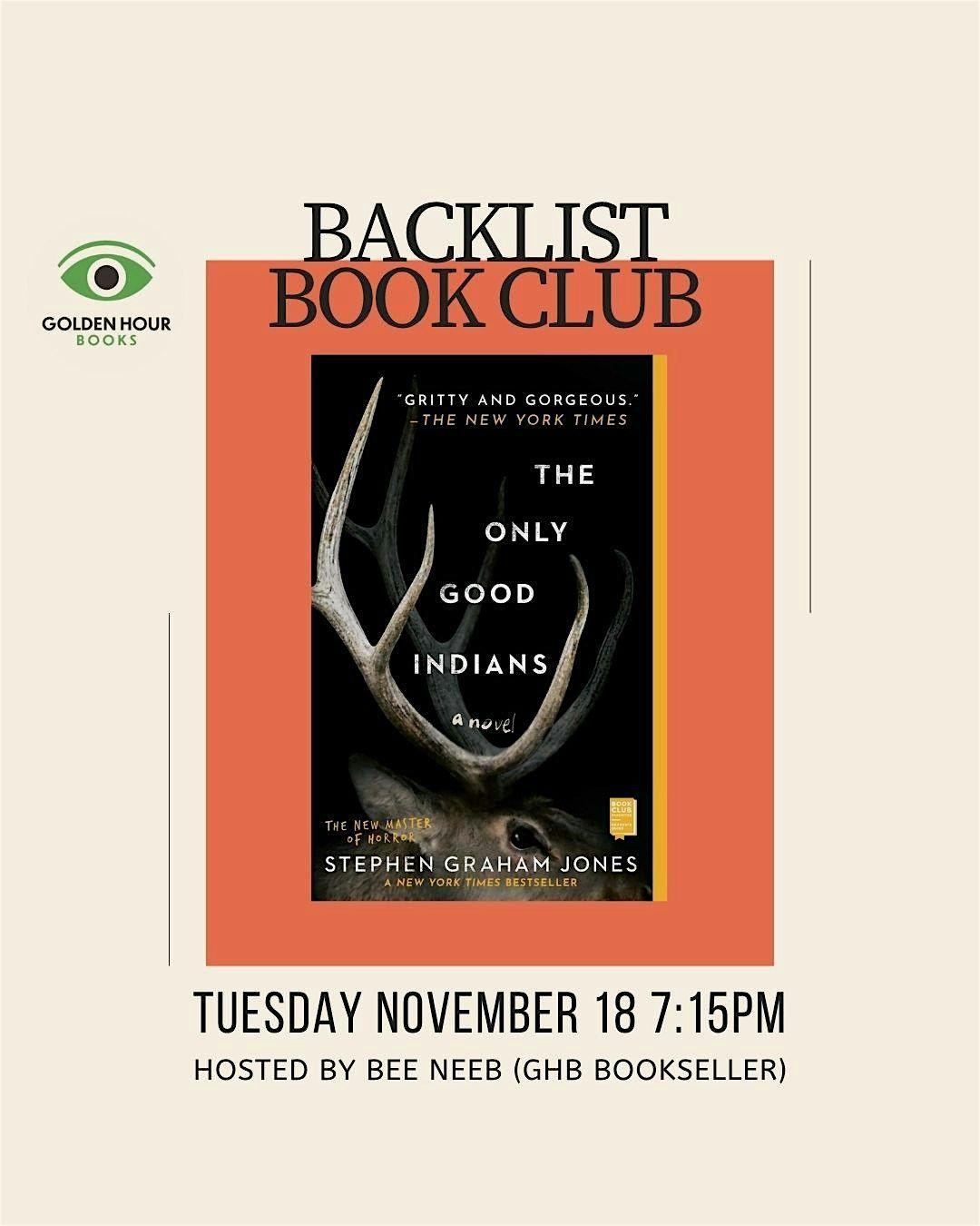 Backlist Book Club: NOVEMBER