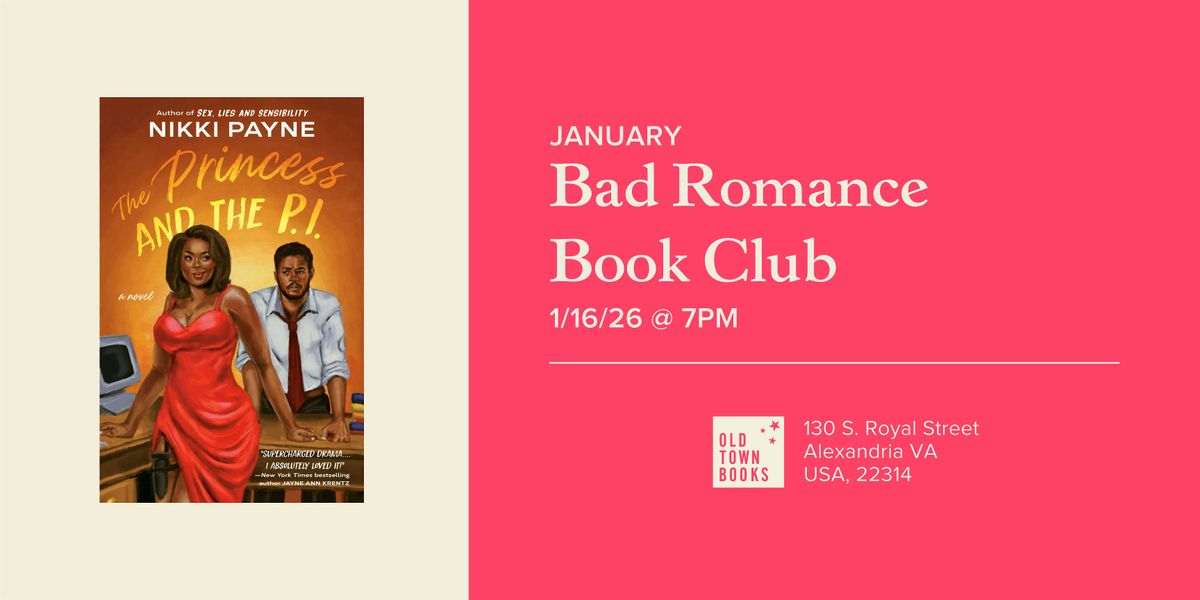 January Bad Romance Book Club: The Princess and the PI