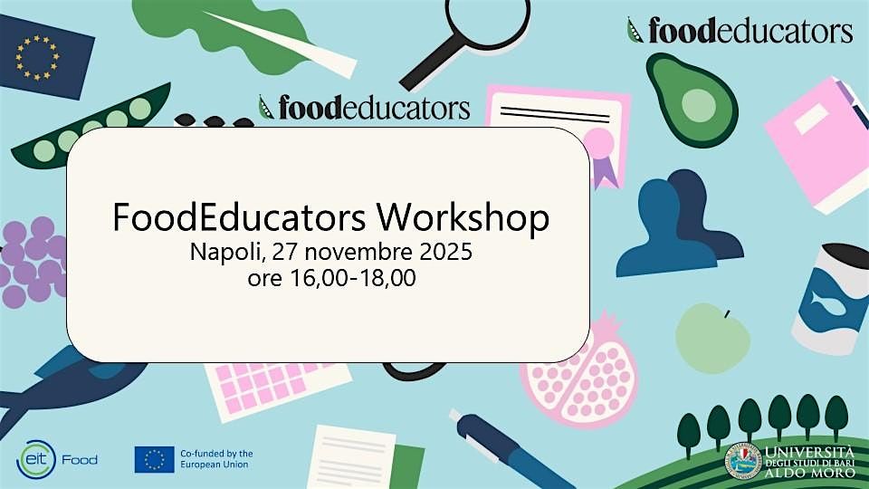 FoodEducators. Workshop di formazione per docenti