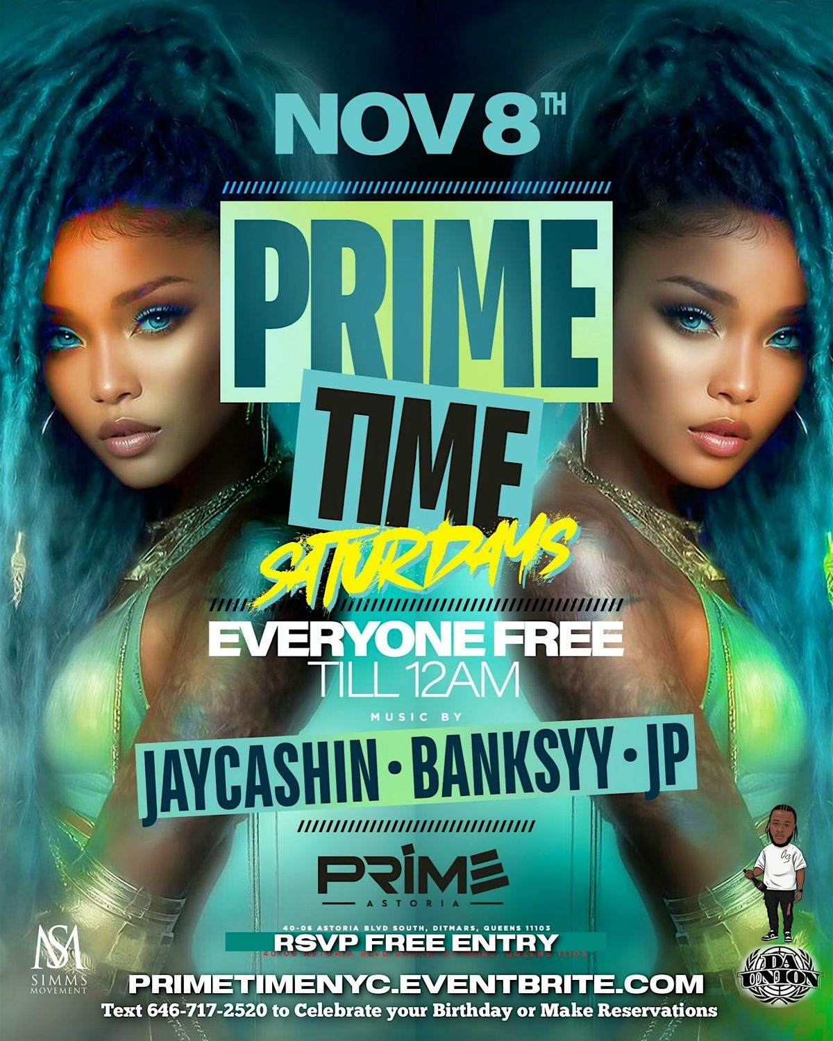 Prime Time NYC Saturdays Party Prime Astoria Bdays Free Ladies Night