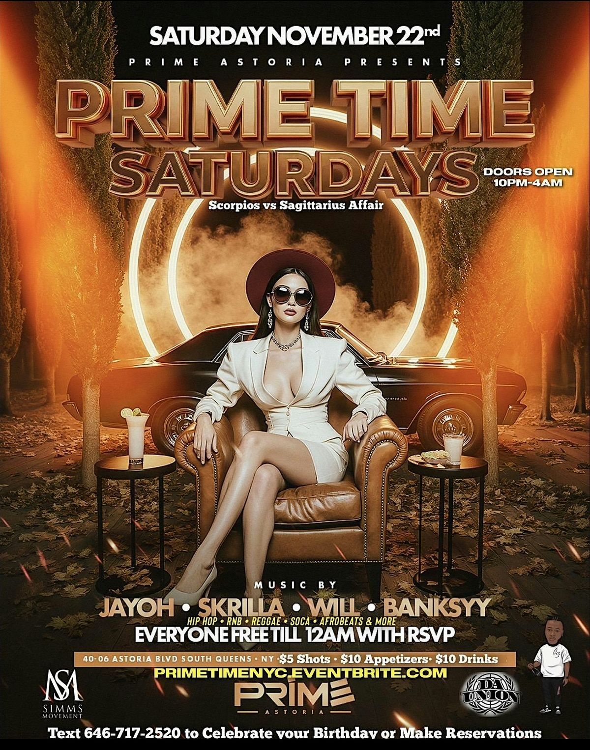 Prime Time NYC Saturdays Party Prime Astoria Bdays Free Ladies Night