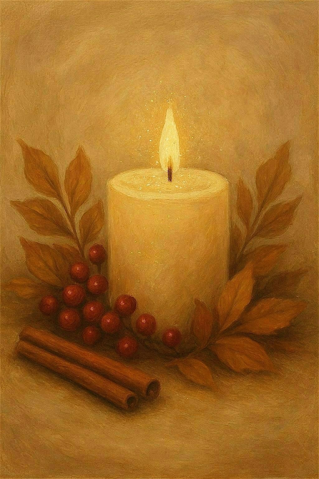 Cozy Glow Acrylic Painting | Heather Mattioni, instructor