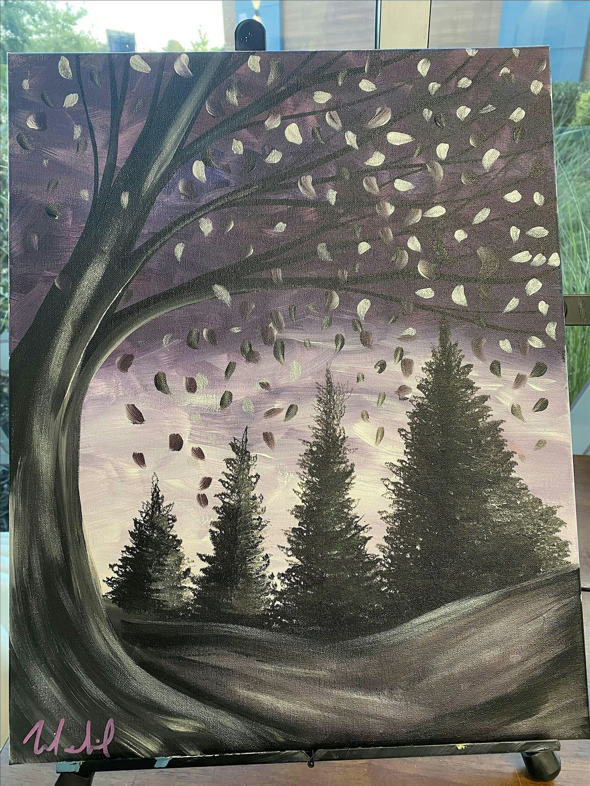 Lavender Forest Paint & Sip Class