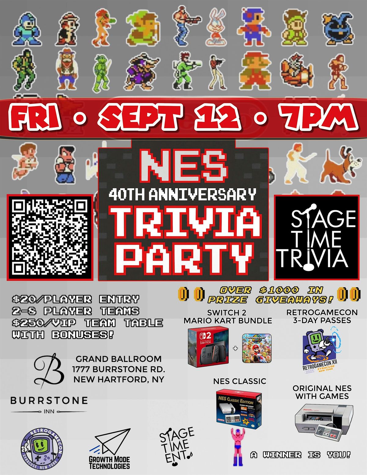 NES 40th Anniversary Trivia Party
