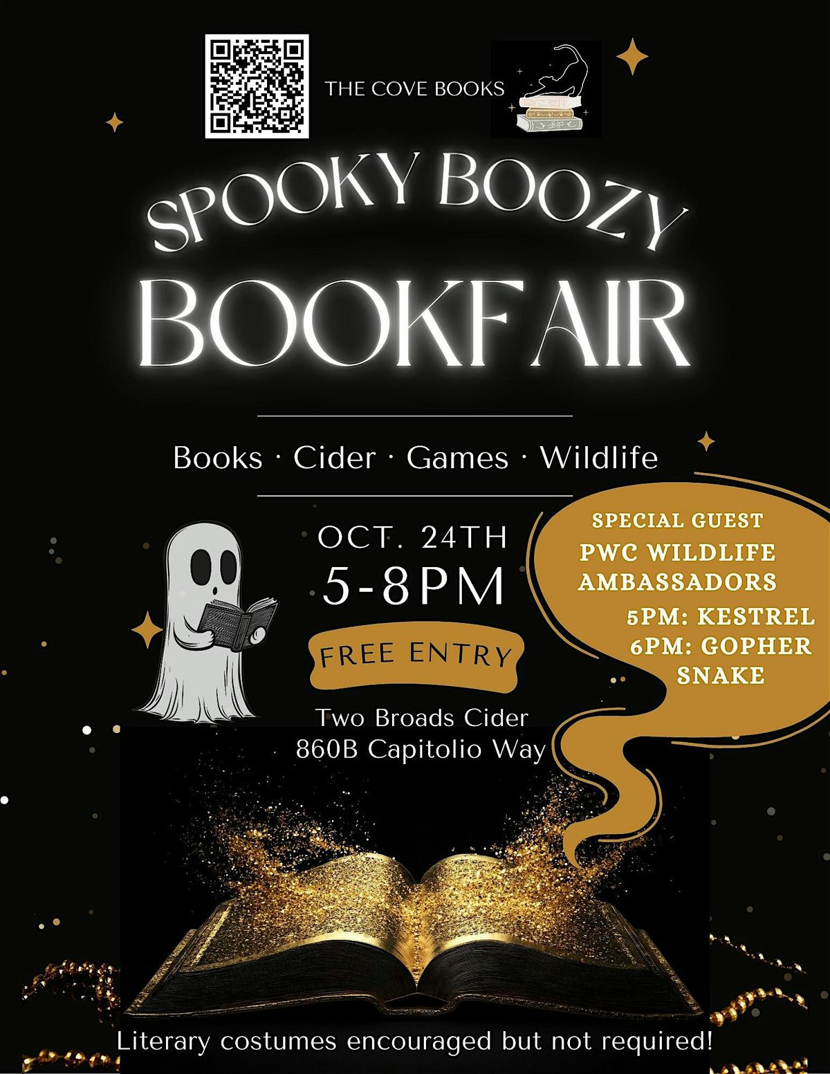Spooky Boozy Bookfair