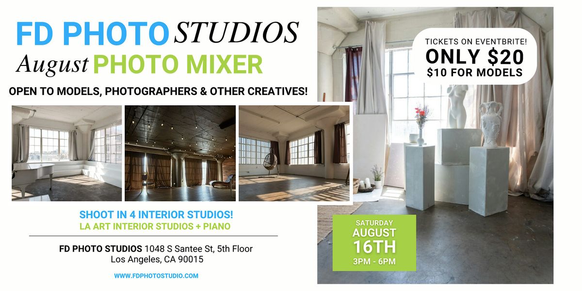 August Creative Photo Mixer \u2013 Photography Event in Downtown Los Angeles